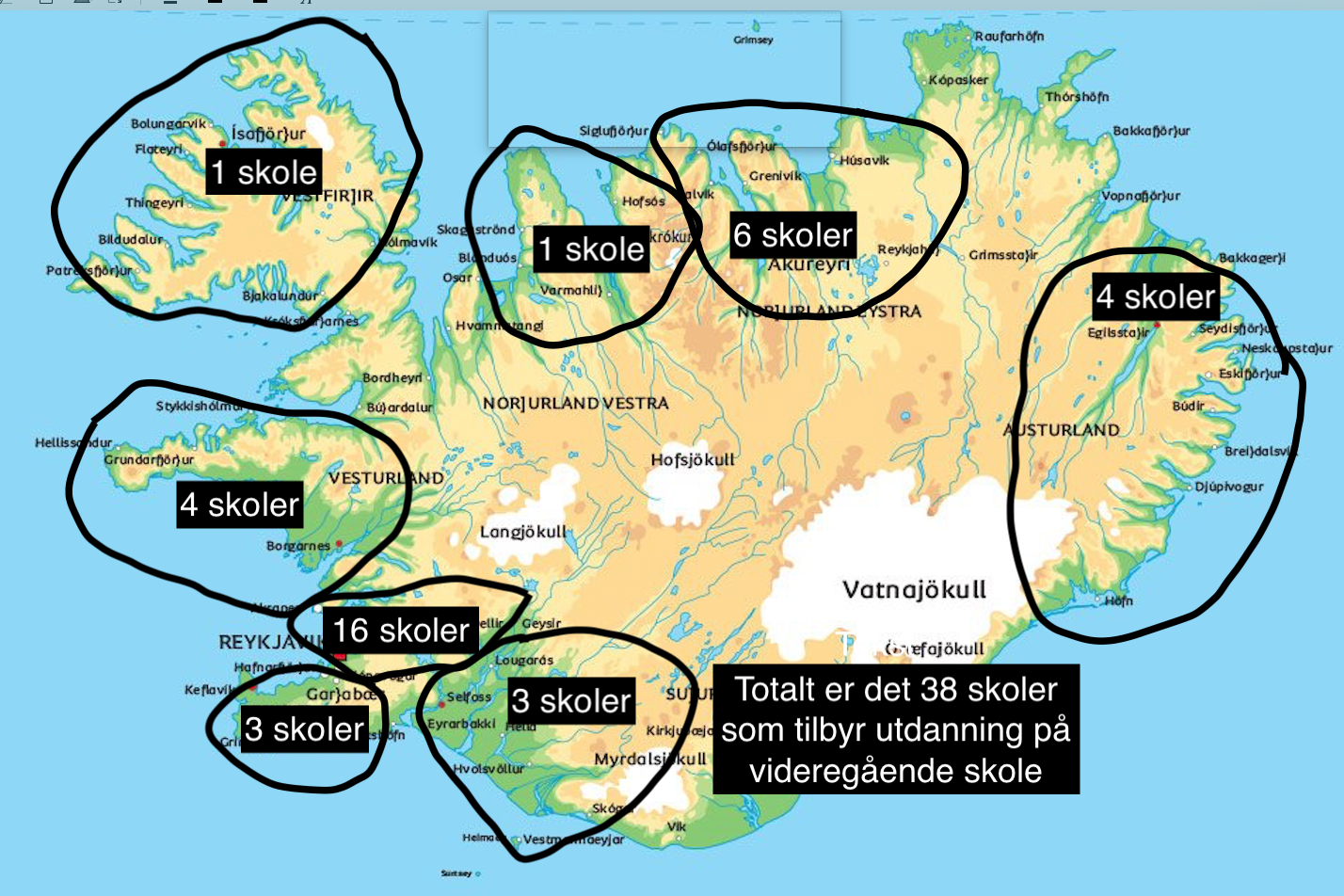 Videregående skoler på Island 