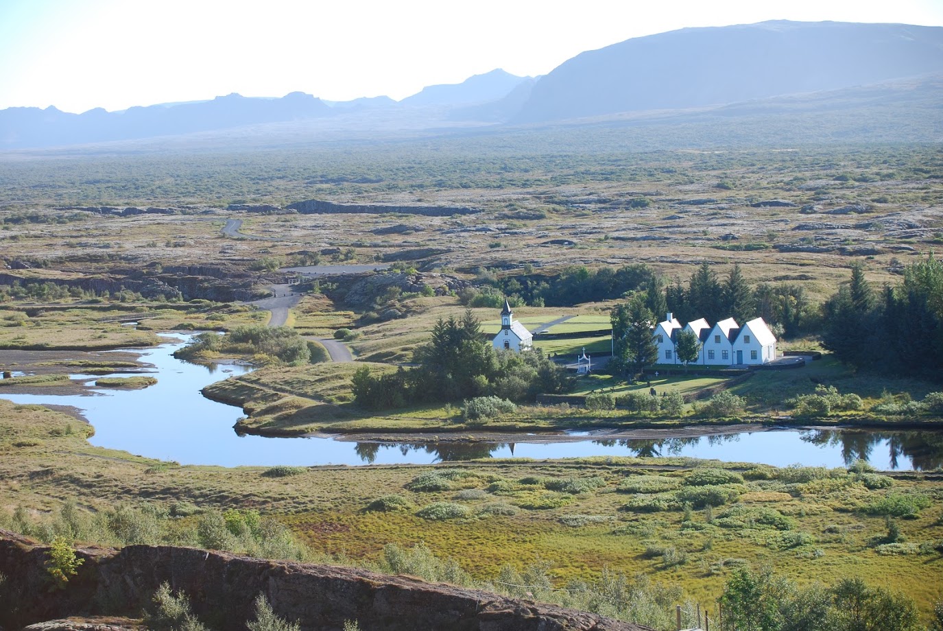 Þingvellir við Öxará - foto: Albert