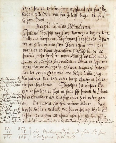 Fra Islendingabok 
